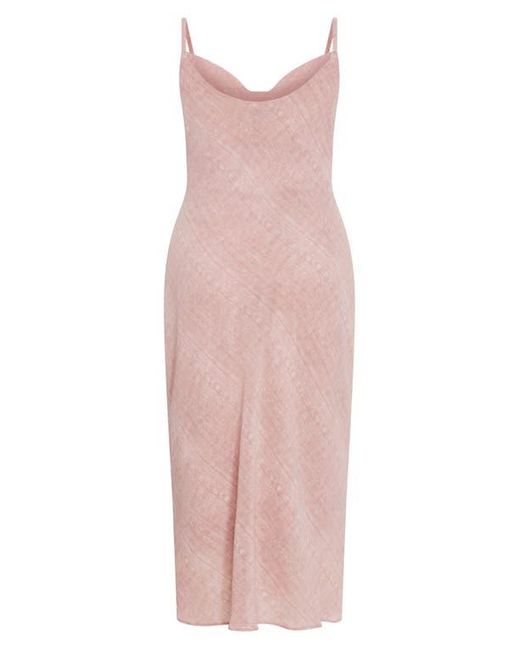 City Chic Pink Cowl Neck Slipdress