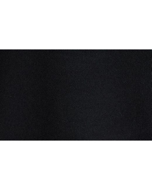 Balenciaga Black Rhinestone Embellished Fitted Stretch Cotton T-shirt