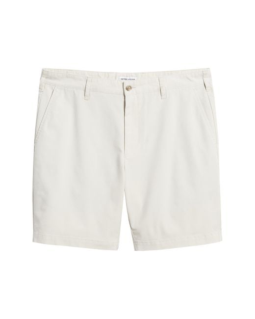 Peter Millar Natural Crown Comfort Stretch Cotton Blend Shorts for men