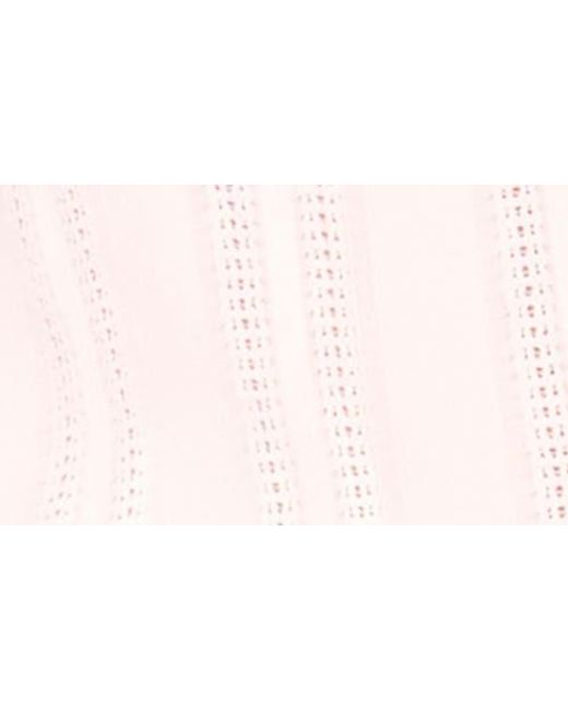 Halogen® White Cotton Button-Up Top