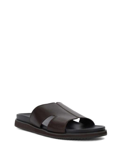 Dune Black Insight Slide Sandal for men