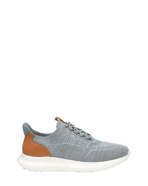 Johnston & Murphy White Amherst 2.0 Knit Plain Toe Sneaker for men