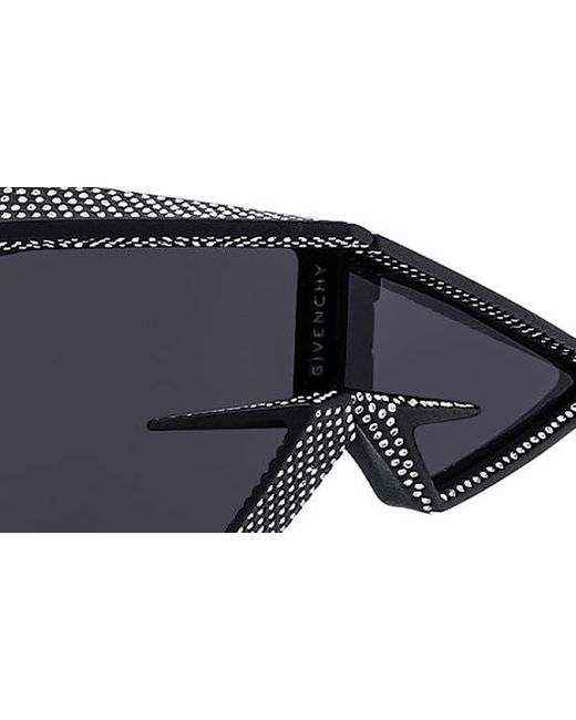 Givenchy Blue 69mm Geometric Sunglasses