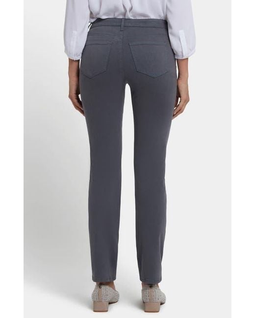 NYDJ Blue Sheri Ankle Slim Jeans