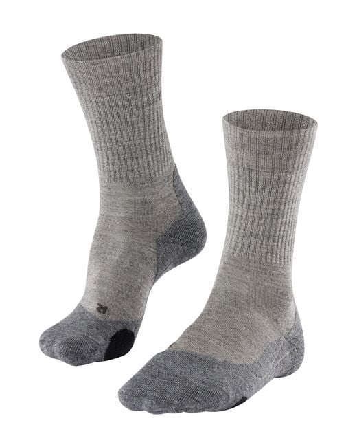 Falke Gray Tk2 Explore Wool Hiking Socks