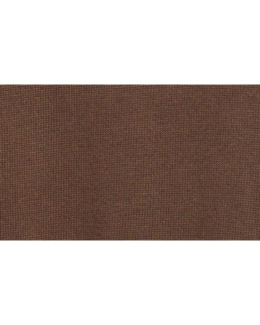Alex Crane Brown Feather Organic Cotton Polo Sweater for men