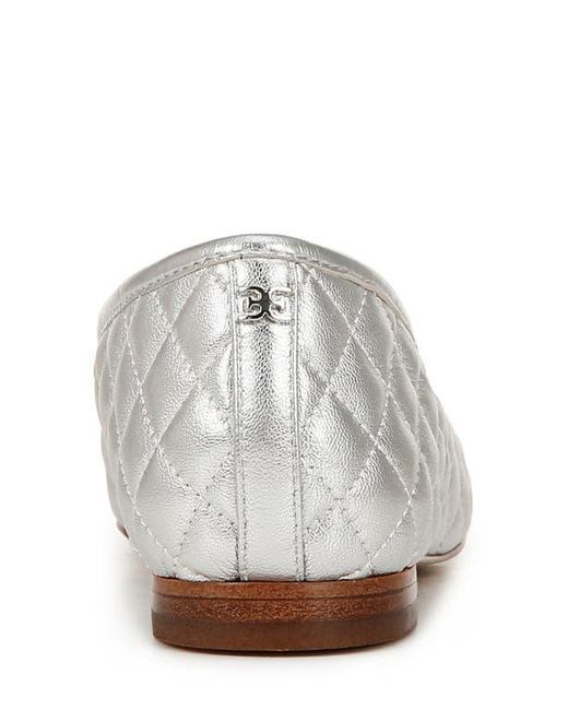 Sam Edelman White Marilyn Cap Toe Ballet Flat