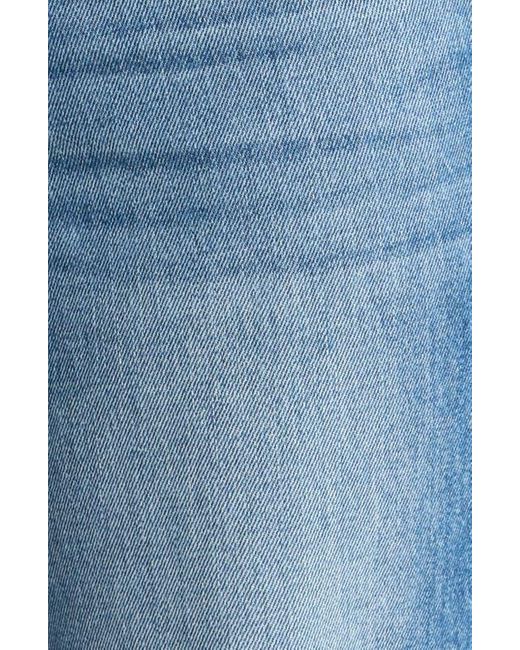 L'Agence Blue Nevia Low Rise Slouch Straight Leg Jeans