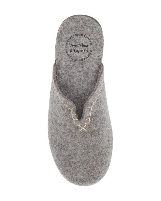 Toni Pons Gray Cunit Wedge Clog