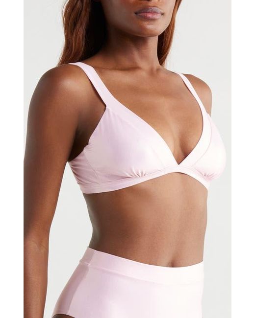 BOAMAR White Aleida Triangle Bikini Top