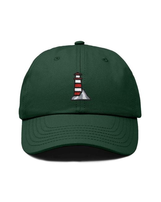 Alix Green Lighthouse Embroidered Dad Hat
