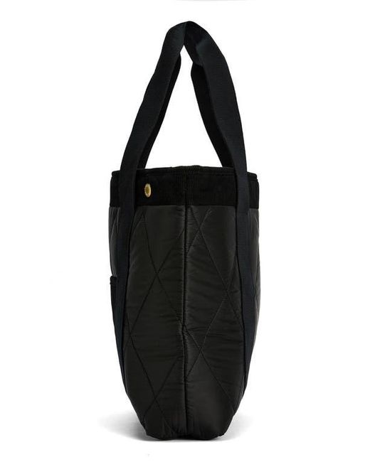 Barbour Black Healy Mixed Media Tote