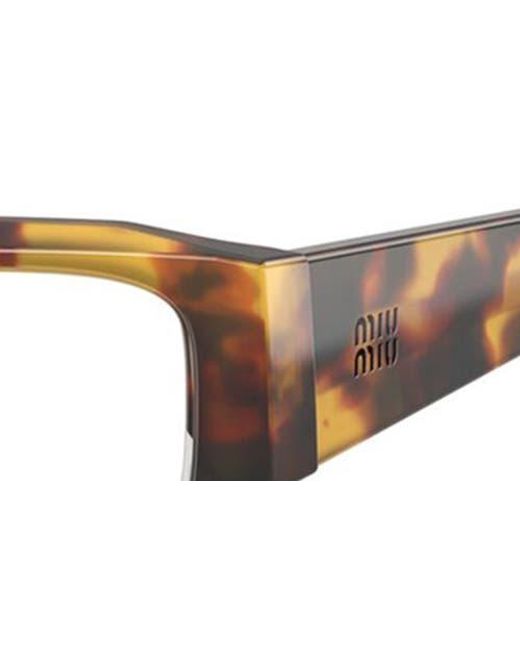 Miu Miu Multicolor 54Mm Rectangular Sunglasses