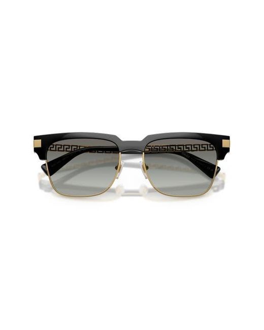 Versace Gray 55Mm Gradient Square Sunglasses for men