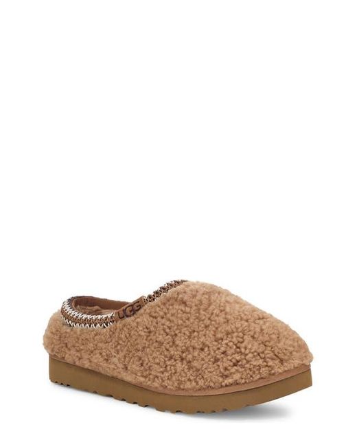 Ugg Brown Tasman Maxi Curly Genuine Shearling Slipper for men