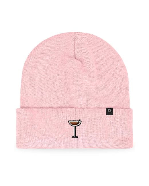 Alix Pink Coffee Martini Beanie Cap