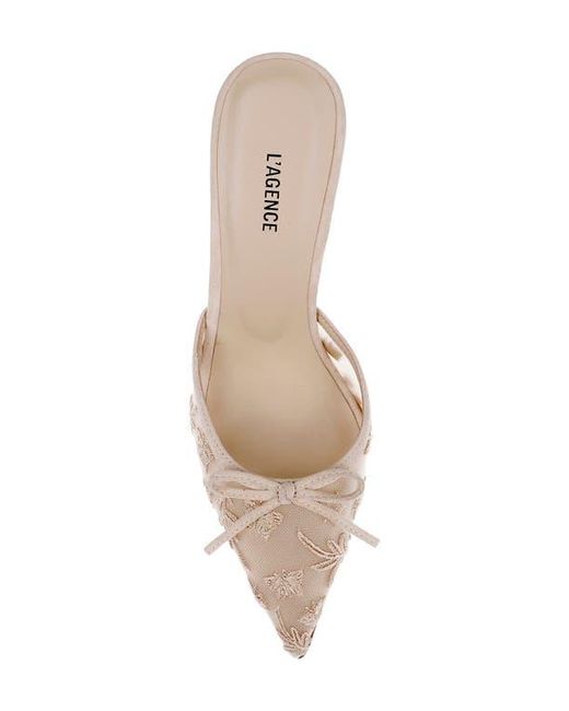 L'Agence Multicolor Prasad Pointed Toe Mule
