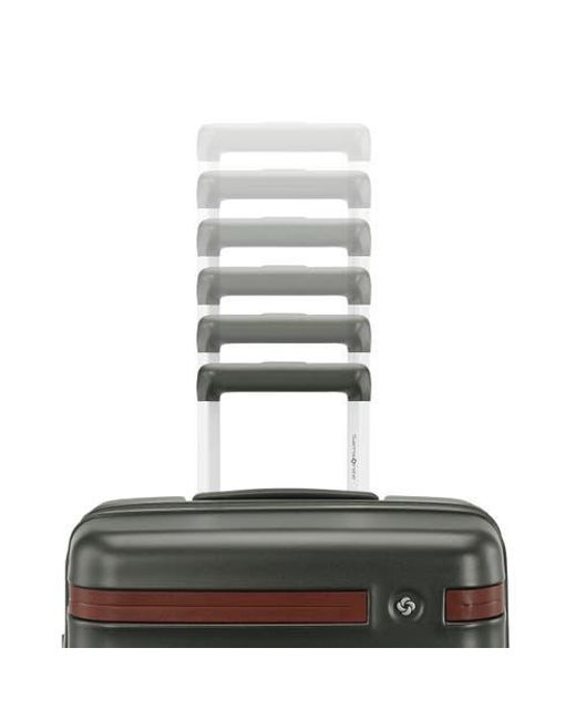 Samsonite Gray Virtuosa Carry-On 21-Inch Hardside Expandable Luggage With Spinner Wheels