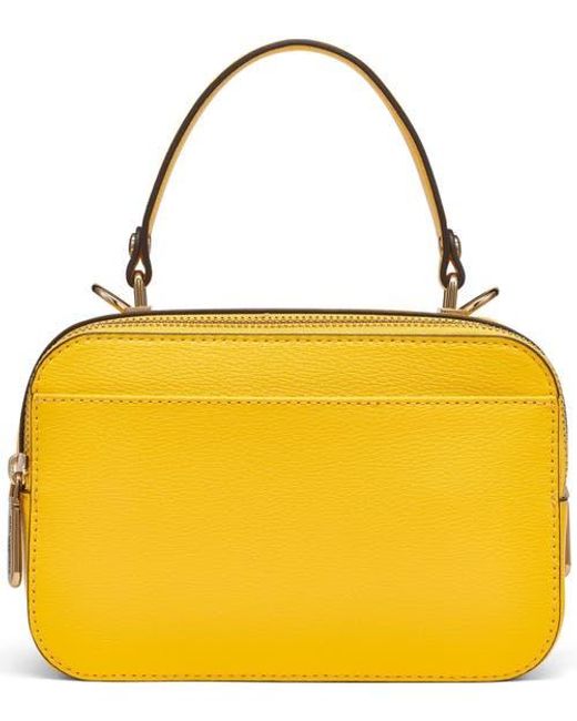 Karl Lagerfeld Yellow Simone Camera Crossbody