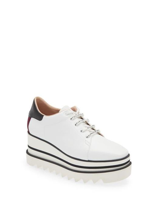 Stella McCartney White Sneak-Elyse Platform Sneaker