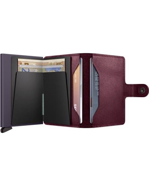 Secrid Purple Miniwallet Original for men