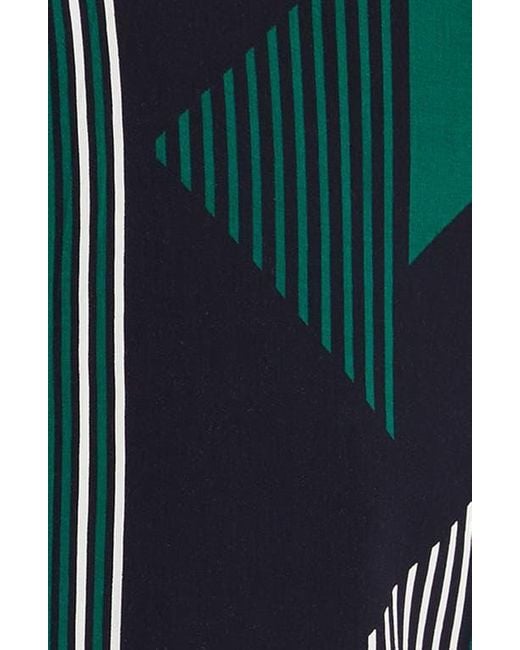 Johnny Bigg Blue Travis Relaxed Fit Geo Print Camp Shirt for men