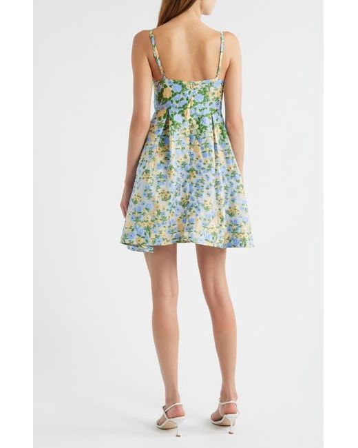 Sister Jane Green Marigold Jacquard Minidress