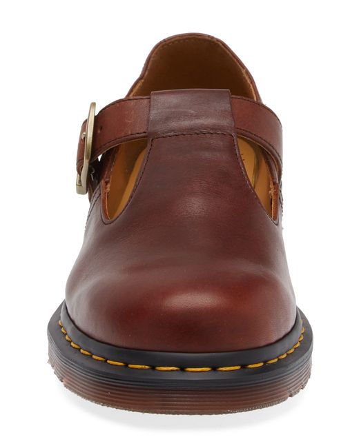 Dr. Martens Brown T-bar Regency Slip-on Shoe for men