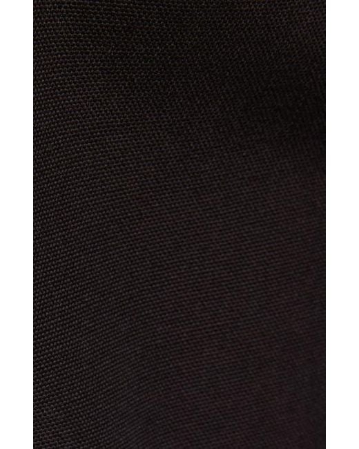 Alexander McQueen Black Pleated Wool Trousers