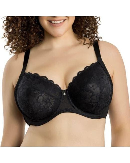 Parfait Black Luxlacy Full Coverage Sweetheart Unlined Wire Bra