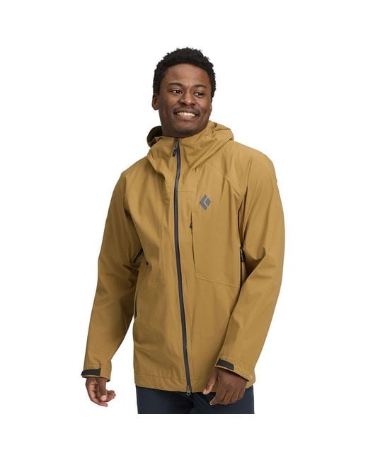 Black Diamond Green Highline Stretch Shell for men