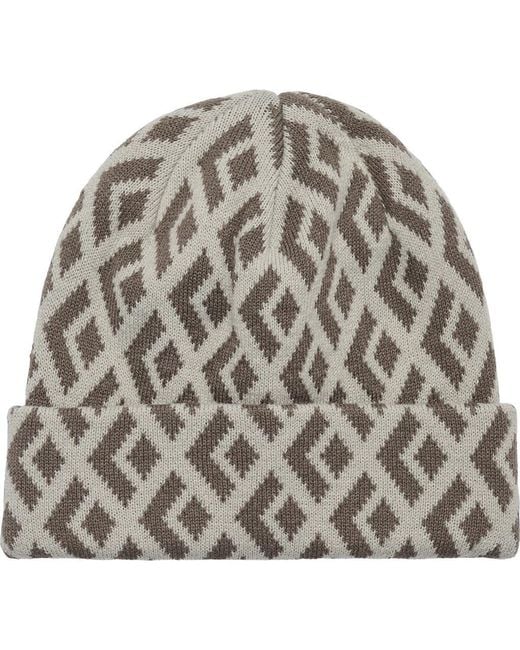 Black Diamond Gray Repeat Beanie