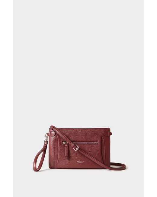 Osprey Red The Ruby Leather Crossbody Bag