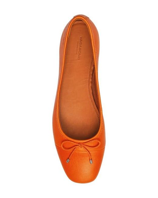 Vagabond Orange Jolin Ballet Flat
