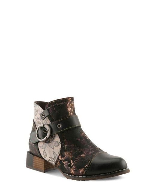 Spring Step Brown Sipperb Bootie