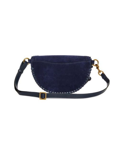Isabel Marant Blue Skano Xo Capsule Suede Belt Bag