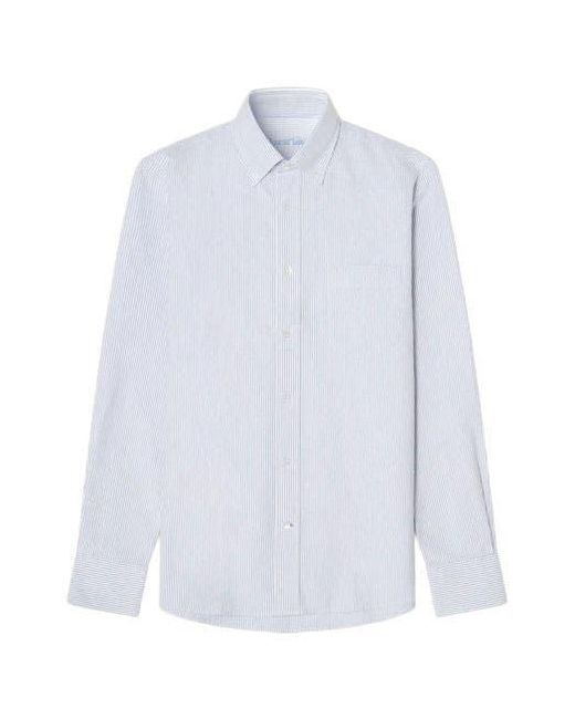 Robert Talbott White Harrison Button Down Oxford Shirt for men