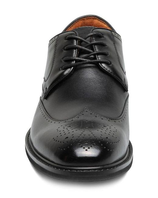 Stacy Adams Black Bennett Longwing Derby for men