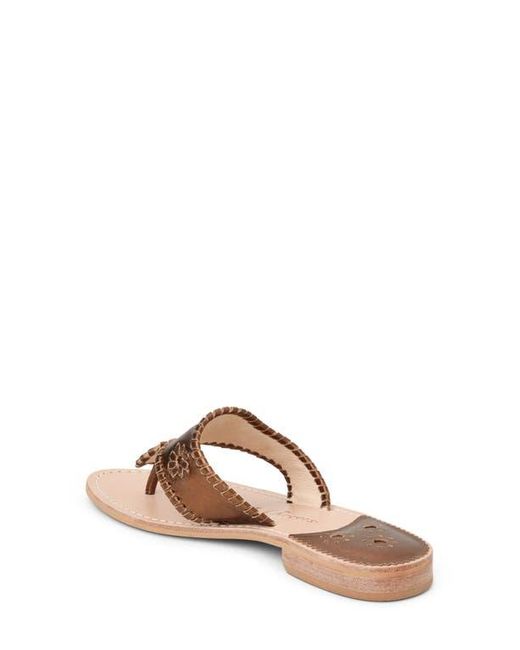 Jack Rogers Brown Jacks Flip Flop
