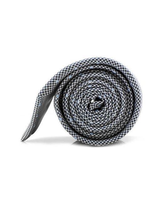 Cufflinks Inc. Gray Houndstooth Dot Silk Tie for men