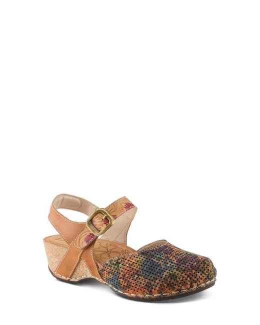 Spring Step Koraline Perforated Pump in Brown | Lyst