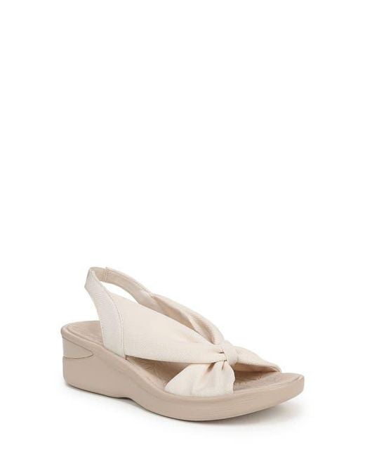 Bzees Natural Serenade Slingback Wedge Sandal