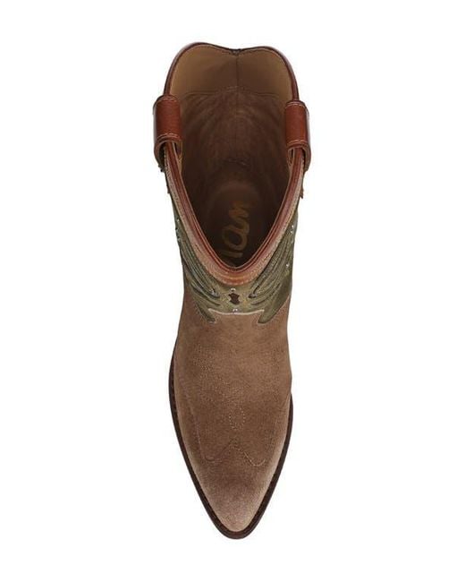Sam Edelman Brown Rylin Western Boot