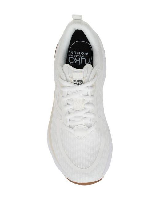 Ryka White Rezorb Max Walking Sneaker