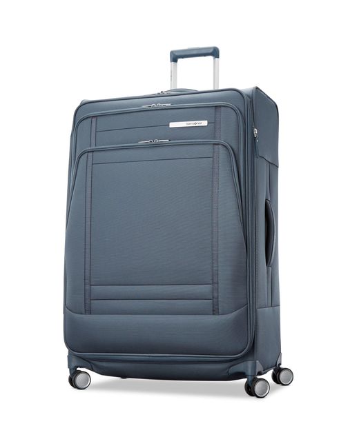 Samsonite Blue Uplift Softside Expandable 29 Large Checked Spinner Luggage