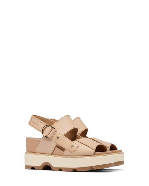 Sorel Natural Joanie Iv Platform Wedge Sandal