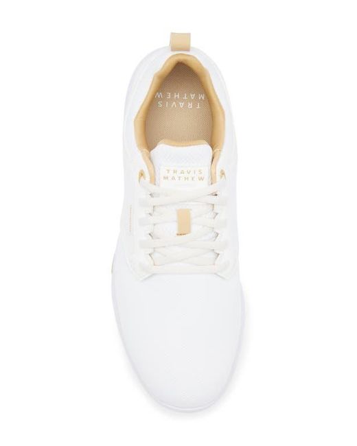 Travis Mathew White The Daily Pro Hybrid Sneaker for men