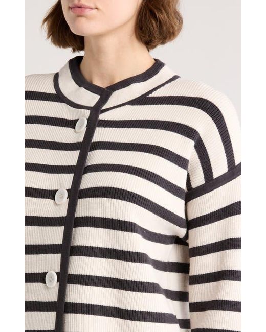 Splendid Black Alix Stripe Shacket