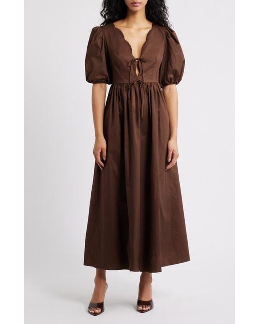 sachin and babi light blue dress Women's Brown Plus-Size Dresses main image 1