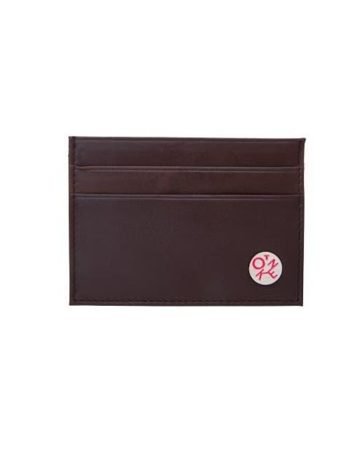 Token Purple Clark Leather Card Case